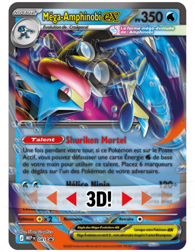 Image du de la carte Jumbo lenticulaire Mega Amphinobi Ex
