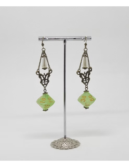 Boucles d'oreilles dés - Bijoux pour joueurs - Frimaë la Rolliste