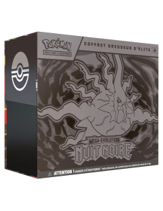 Image de l'ETB nuit noire à l'effigie de mega darkrai de biais