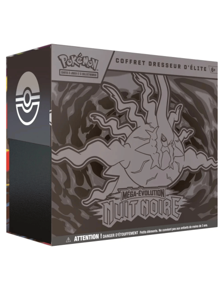 Image de l'ETB nuit noire à l'effigie de mega darkrai de biais