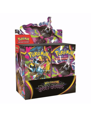 Pokémon ME05 : Display 36 boosters Nuit Noire - Cartes Pokémon