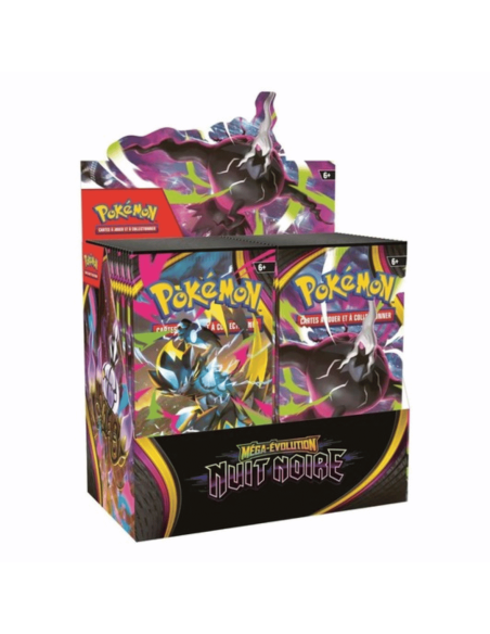 Pokémon ME05 : Display 36 boosters Nuit Noire - Cartes Pokémon