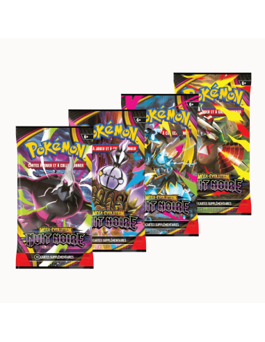 Image des quatres boosters nuit noire