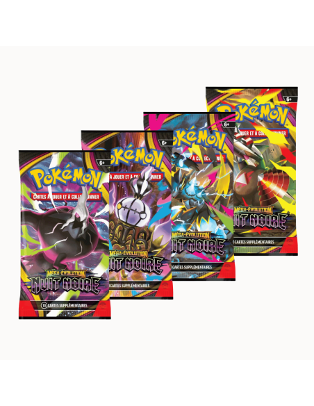 Image des quatres boosters nuit noire