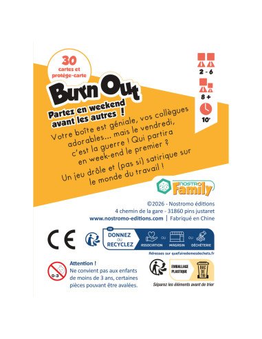 Burn Out - Jeu de cartes