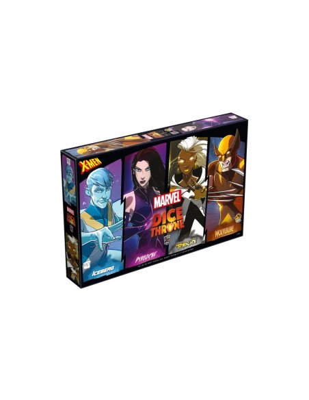 Dice Throne Marvel : Iceberg, Psylocke, Tornade, Wolverine - Jeu de société