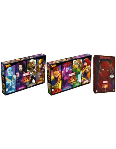Dice Throne Marvel : Iceberg, Psylocke, Tornade, Wolverine - Jeu de société