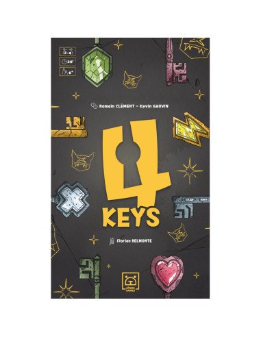 4 keys - Jeu de cartes