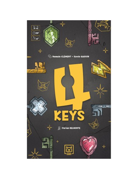 4 keys - Jeu de cartes