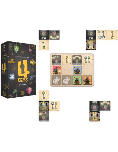 4 keys - Jeu de cartes