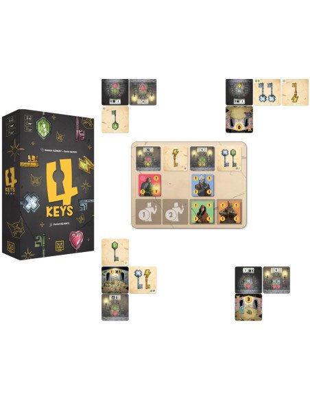 4 keys - Jeu de cartes