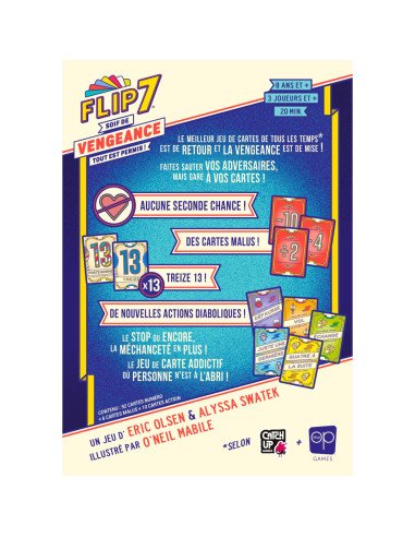 Flip 7 - Vengeance - Jeu de cartes