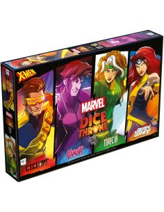 Dice Throne Marvel : Cyclope, Gambit, Malicia, Jean Grey - Jeu de société