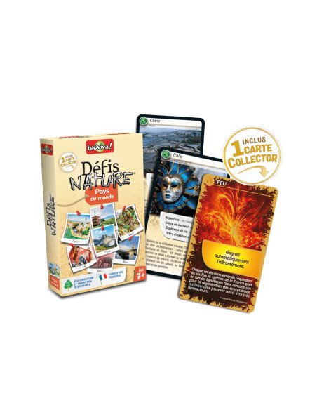 Défis nature Pays du Monde - Jeu éducatif