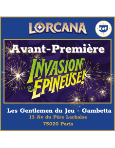 LORCANA - Avant-Première Invasion Epineuse - Tournoi Scellé - Dimanche 19 Juillet à 14h - Gambetta