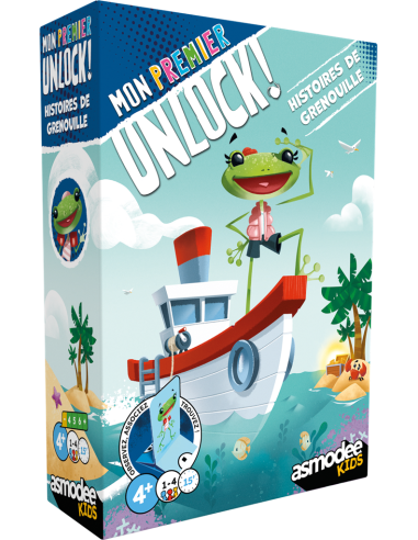 Mon premier Unlock - Histoire de Grenouille - Jeu de société