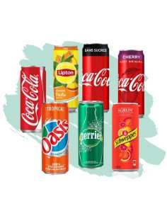 RESTO - BOISSONS (sodas, etc...) - CANNETTE