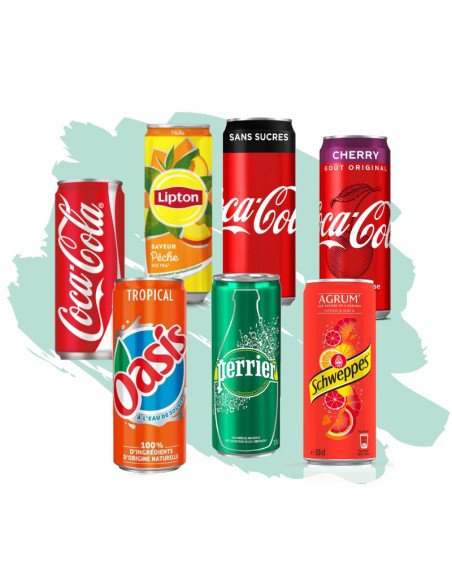 RESTO - BOISSONS (sodas, etc...) - CANNETTE
