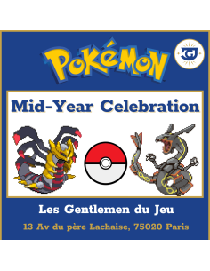 Tournoi Pokémon Mid-Year Celebration - Dimanche 2 Août à 10h