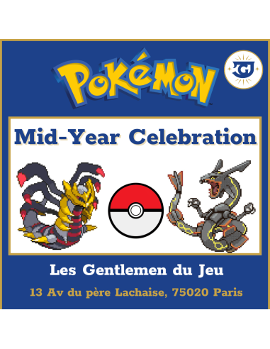 Tournoi Pokémon Mid-Year Celebration - Dimanche 2 Août à 10h