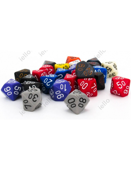 D10 Dizaine Opaque - Dés
