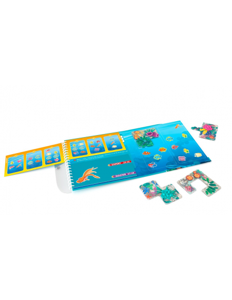 Barrière de Corail - Logique et Puzzles - Smart Games - contenu - matériel - plateau - aimants - visuel Barrière de Corail - Logique et Puzzles - Smart Games - contenu - matériel - plateau - aimants - visuel