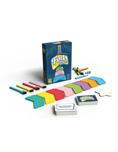 Fun Facts - Jeux d'ambiance - Jeux pour l'Apéro - cover - couverture - boîte - contenu - matériel - visuel