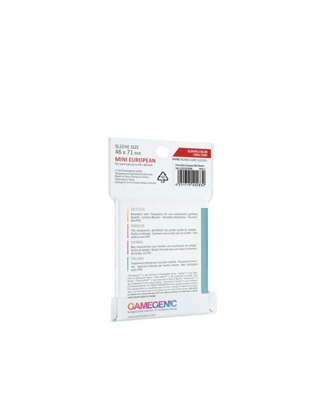 Gamegenic : 50 sleeves Prime Mini European Ruby (46x71mm)