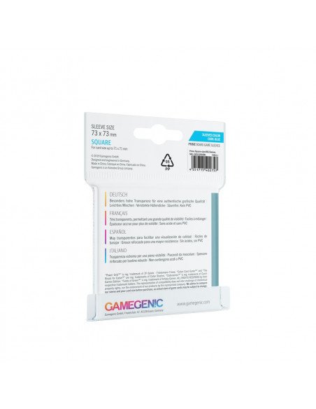 GG : 50 sleeves Blue Prime Square (73x73mm)