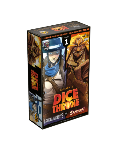 Dice Throne S2 - As de la gâchette VS Samouraï - Jeux Initiés