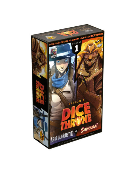 Dice Throne S2 - As de la gâchette VS Samouraï - Jeux Initiés