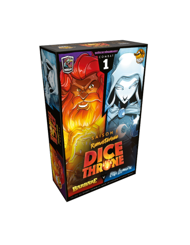 Dice Throne S1 - Barbarre VS Elfe Lunaire - Jeux Initiés