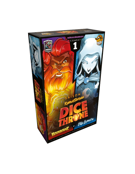Dice Throne S1 - Barbarre VS Elfe Lunaire - Jeux Initiés