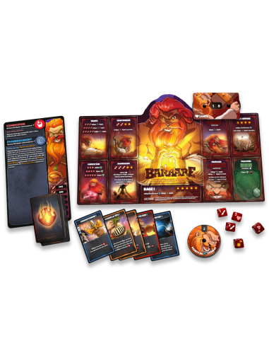 Dice Throne S1 - Barbarre VS Elfe Lunaire - Jeux Initiés