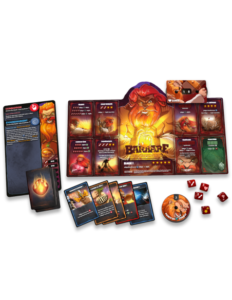 Dice Throne S1 - Barbarre VS Elfe Lunaire - Jeux Initiés