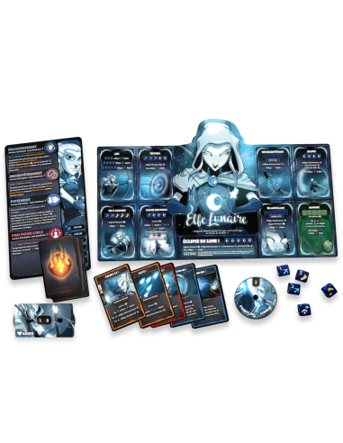 Dice Throne S1 - Barbarre VS Elfe Lunaire - Jeux Initiés
