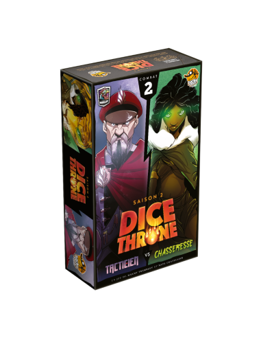 Dice Throne S2 - Tacticien VS Chasseresse - Jeux Initiés