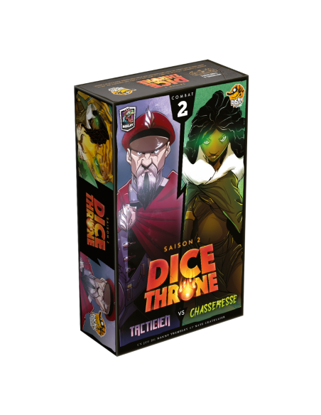 Dice Throne S2 - Tacticien VS Chasseresse - Jeux Initiés