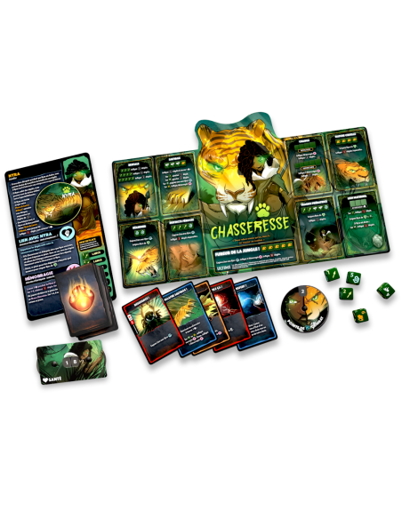 Dice Throne S2 - Tacticien VS Chasseresse - Jeux Initiés