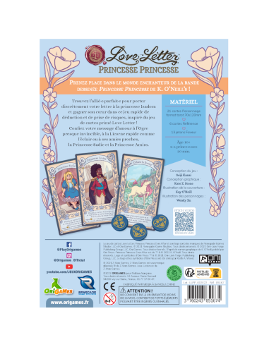 Love Letter : Princesse Princesse - Jeux Familiaux