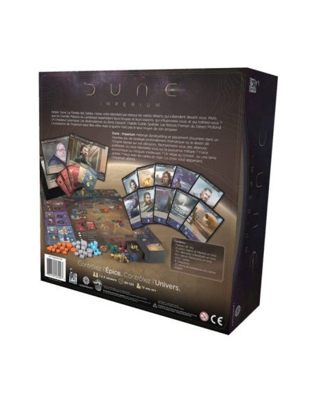 Dune Imperium - Jeux de société - Jeux Expert - dos de la boîte