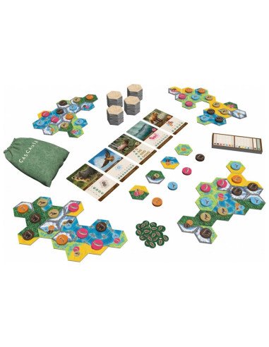 Cascadia - Jeux de société - Jeux Initiés - matériel