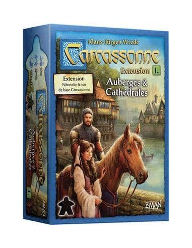 Carcassonne : Auberges et Cathédrales - extention - Jeux de société - Jeux Familiaux - cover