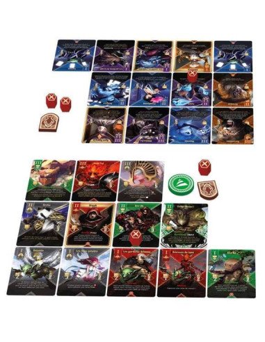 Gosu X - Jeux de société - Jeux 2 jouers - contenu - matériel - cartes - visuel