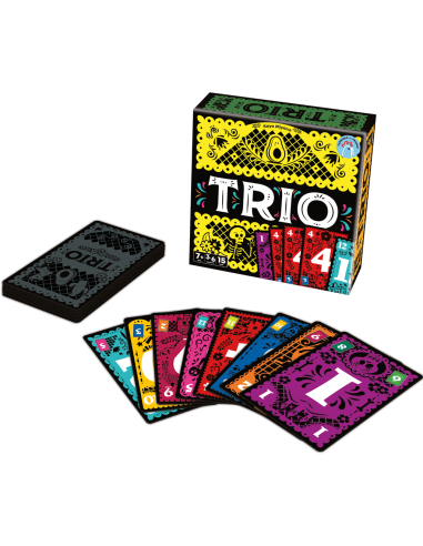 Trio - Jeux de société - Jeux Familiaux - cover - couverture - boîte - contenu - matériel - cartes