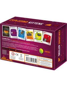 Exploding Kittens : Édition Festive - Jeu d'Ambiance - Couverture 2
