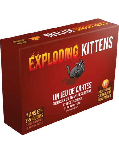 Exploding Kittens - Jeu d'Ambiance - Couverture