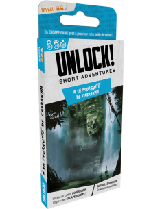 Unlock! Short Adventures : A la Poursuite de Cabrakan - Jeu d'enquête - Couverture