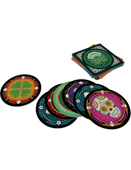 Skull (Rose) - Jeu de bluff - Matériel 1