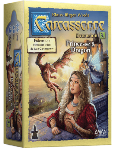 Carcassonne : Princesse et Dragon (Ext.) - Jeu de Société - Couverture